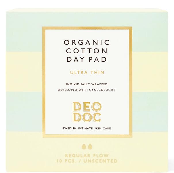 DeoDoc Organic Cotton Day Pad (10-pack)