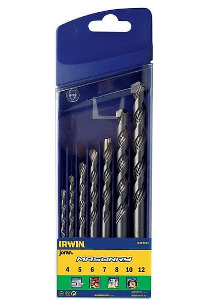 Irwin Tools Betongborrsats Masonry; 4-12 mm; 7 st.