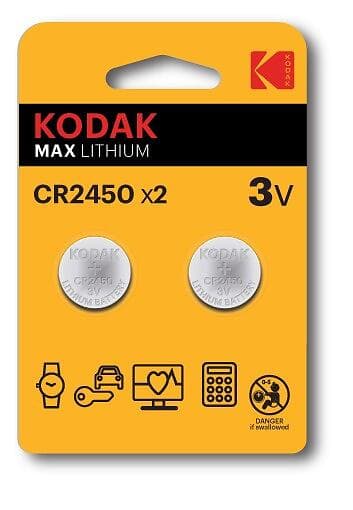 Kodak Max Lithium (CR2450) 2-pack