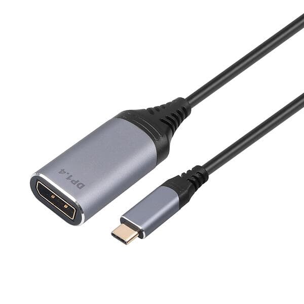 NÖRDIC 4K@120Hz USB C - DisplayPort M-F Adapter 0.2m