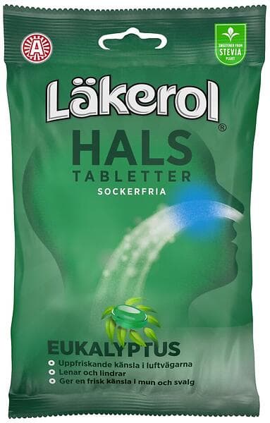 Cloetta Läkerol Hals Eukalyptus 65g