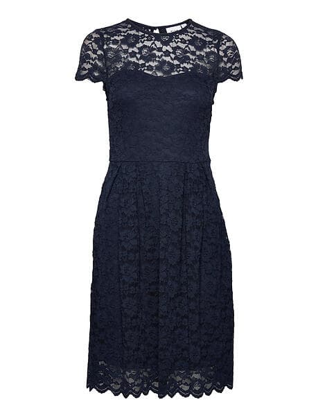 Vila Vikalila Capsleeve Lace Dress (Dame)