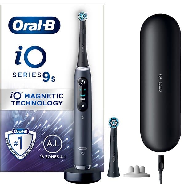 Oral-B iO Series 9S med ekstra børstehoved