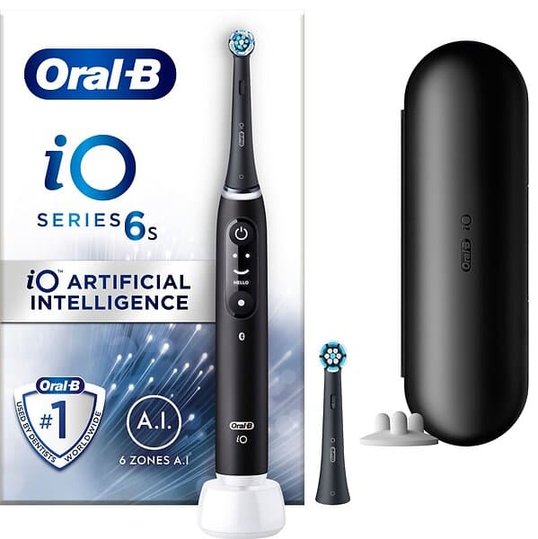 Oral-B iO Series 6S med ekstra børstehoved