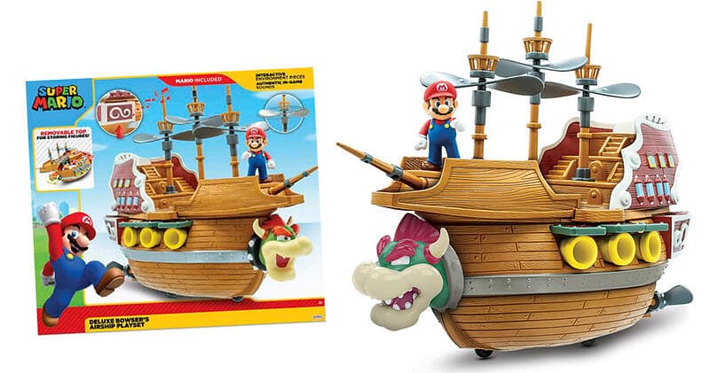 JAKKS Pacific Super Mario Deluxe Bowser Airship (404294)