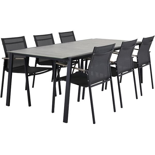 Brafab Lyra Matgrupp 200x100cm (incl. 6 .Chairs)