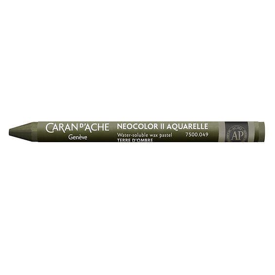 Caran d'Ache Vaxkrita NeoColor II Raw Umber Brun