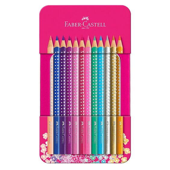 Faber-Castell Färgpennor Sparkle 12p Färgmix