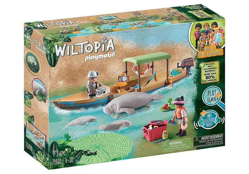 Playmobil Wiltopia 71010 Boat Trip to the Manatees