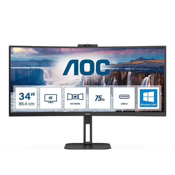 AOC CU34V5CW 34" Ultrawide Curved Gaming WQHD 100Hz