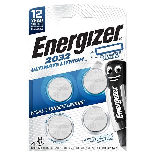 Energizer CR2032 Ultimate Lithium 4-pack