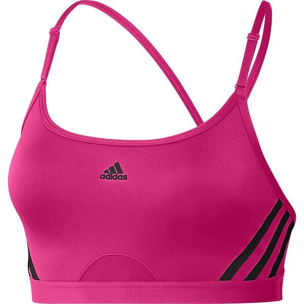 Adidas Aeroreact 3-Stripes Light Support Sports Bra