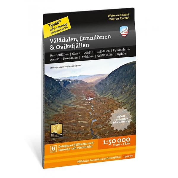 Vålådalen, Lunndörren & Oviksfjällen 1:50.000