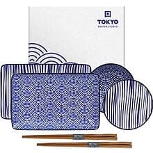 Tokyo Design Studio Nippon Blue Sushi Set