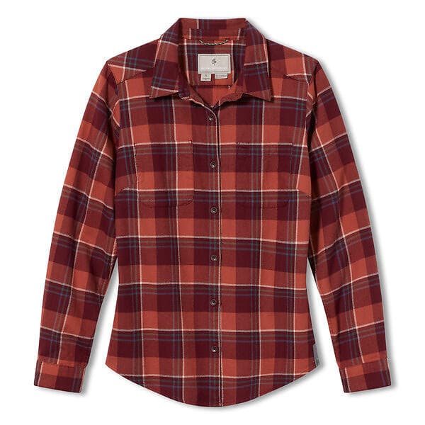 Royal Robbins Lieback Organic Cotton Flannel Shirt (Dame)