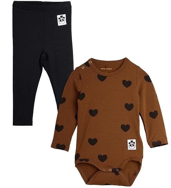 Mini Rodini Basic Hearts Pyjamasset