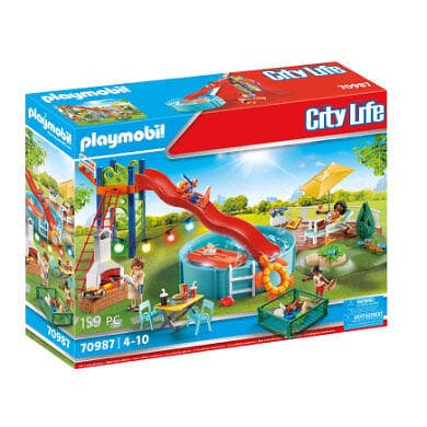 Playmobil City Life 70987 Poolparty med rutsjebane