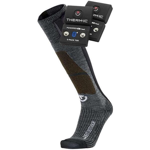 Therm-ic Set Fusion Outdoor +S Heating Socks -700B