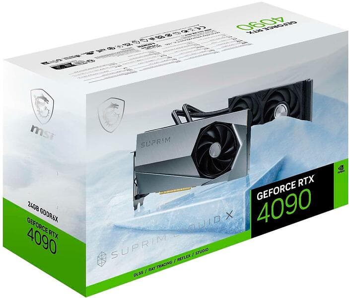 MSI GeForce RTX 4090 SUPRIM LIQUID X HDMI 3xDP 24GB