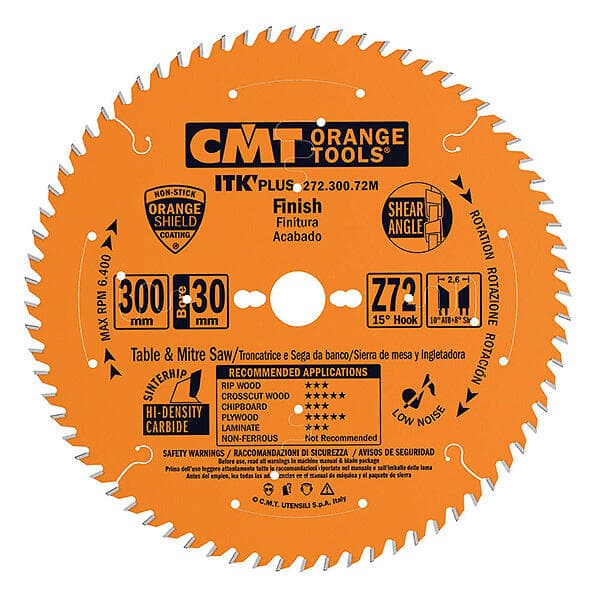 CMT Sågklinga för trä 272; 150x1.5x20; Z40; 16°