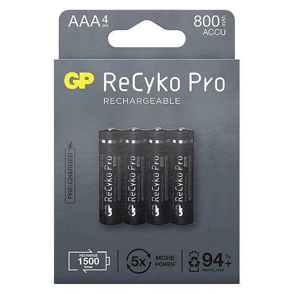 GP Batteries ReCyko Pro 800 mAh 4-pack