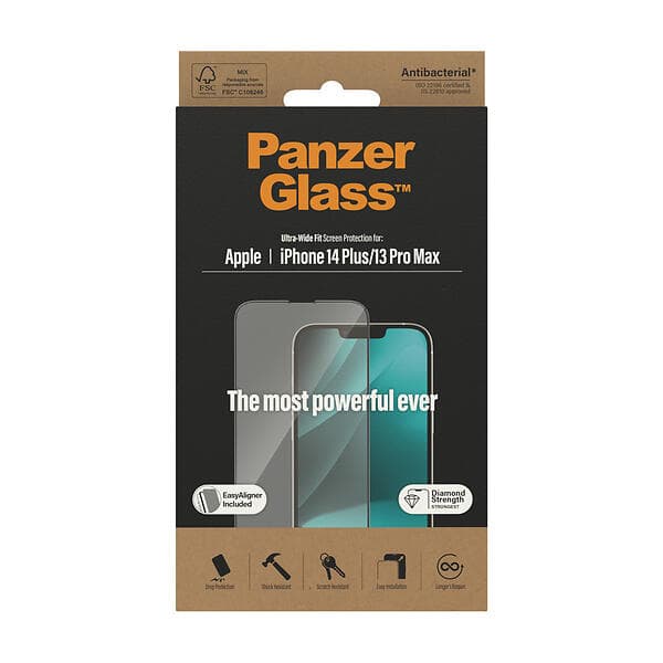 PanzerGlass™ Ultra-Wide Fit Screen Protector EasyAligner for iPhone 13 Pro Max/1