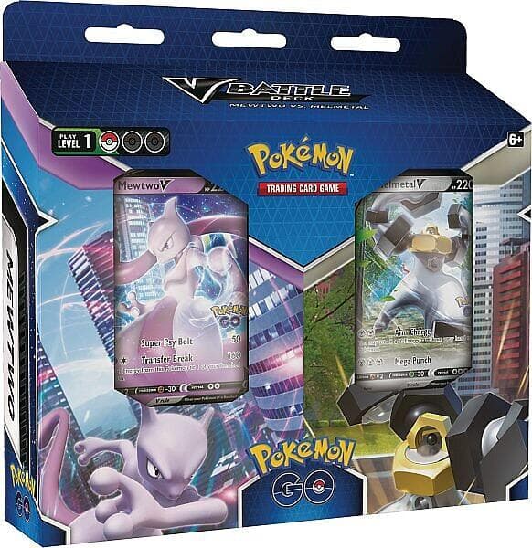 Pokémon GO TCG: V Battle Deck Mewtwo vs Melmetal Bundle Samlarkort