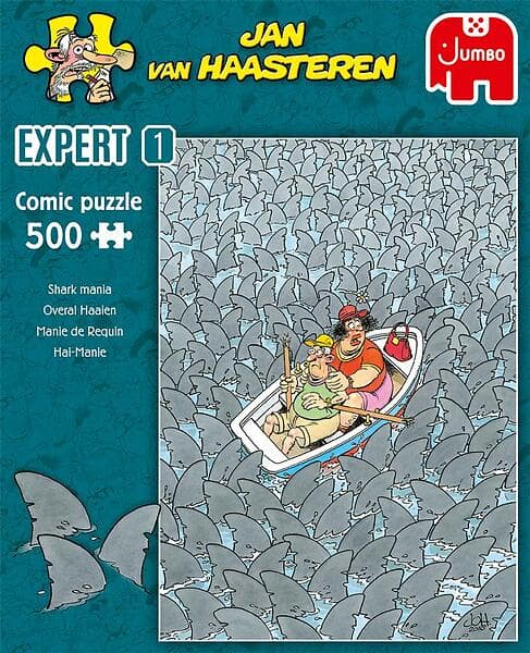 Jan Van Haasteren Pussel Expert 1: Shark mania 500 bitar