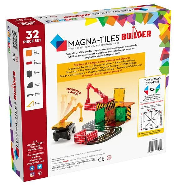 Magna-Tiles Builder, 32 st