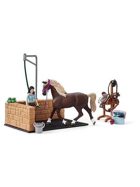 Schleich Horse Club 42438 Washing Area With Emily & Luna