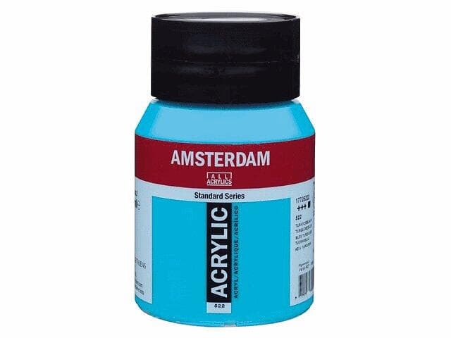 Talens Amsterdam Akrylfärg 500ml O Turquoise Blue 522