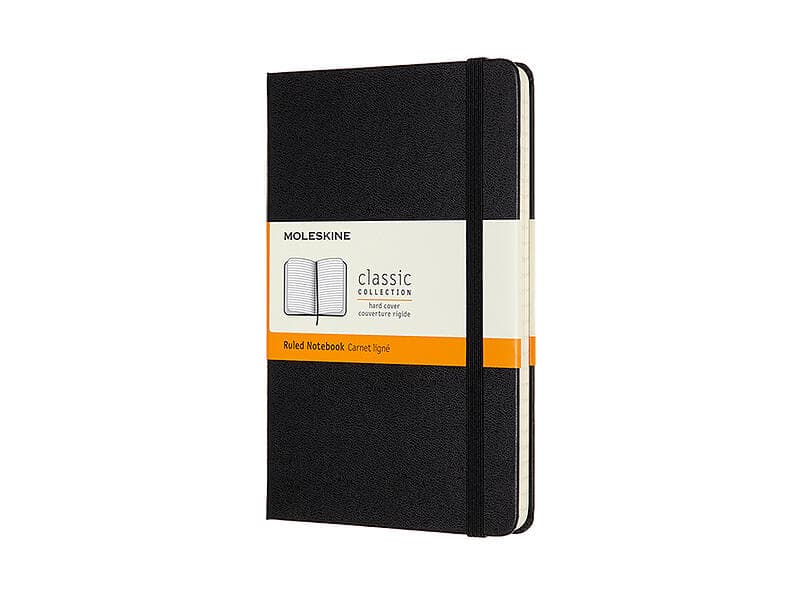 Moleskine Ntbk M Rld Black Hard