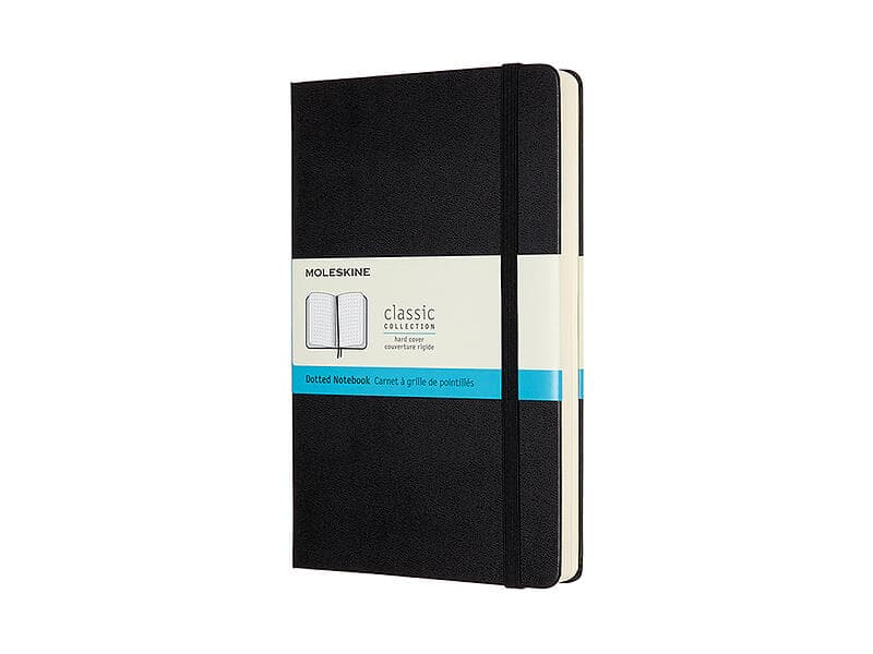 Moleskine Ntbk Exp L Dot Black Hard