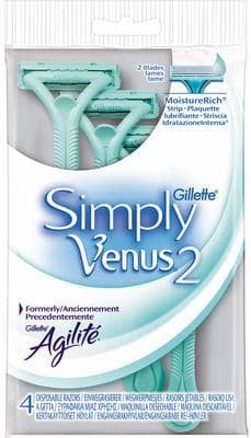 Gillette Simply Venus 2 Disposable 4-pack