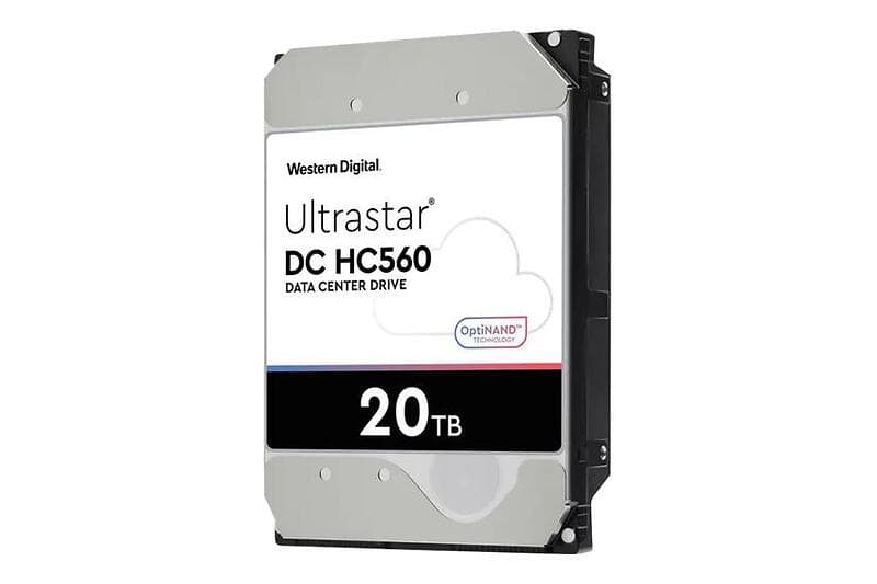 WD Ultrastar DC HC560 WUH722020BL5204 512MB 20TB