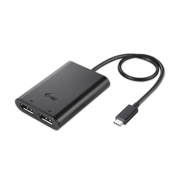 i-tec USB-C - Dual DisplayPort M-F Adapter