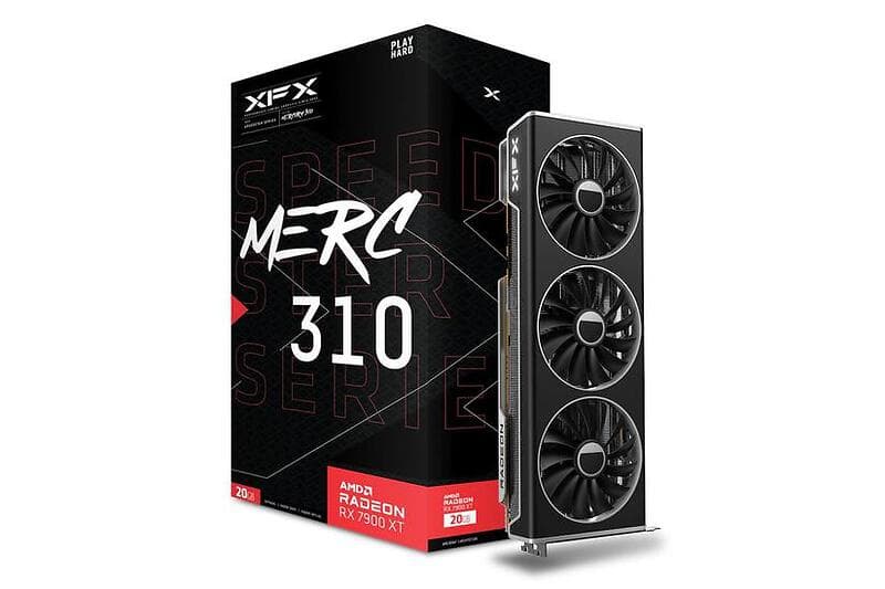 XFX Radeon RX 7900 XTX Speedster MERC310 Black HDMI 3xDP 24GB