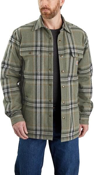 Carhartt Flannel Sherpa Lined Shirt (Herre)