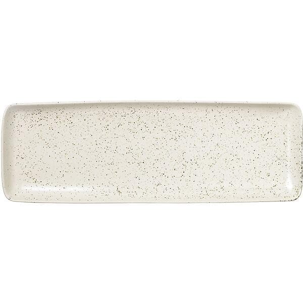 Broste Copenhagen Nordic Vanilla Rektangulär Tallerken 12,5x35cm