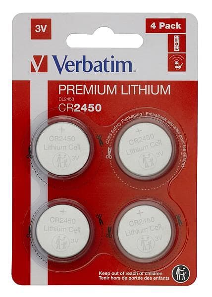 Verbatim CR2450 4-pack