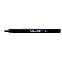 Artline 200 Fineliner Fine 0.4mm (svart)