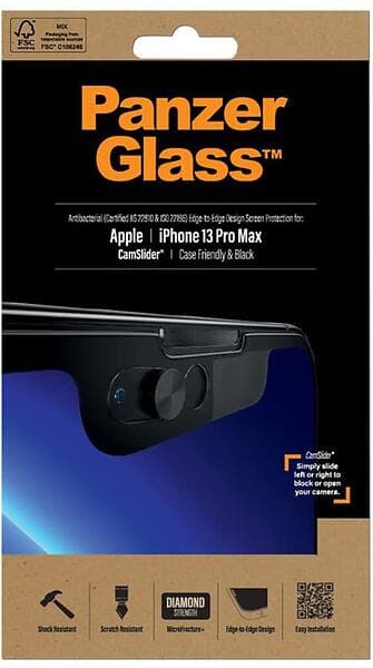 PanzerGlass™ IPhone 13 Pro Max Case Friendly Camslider