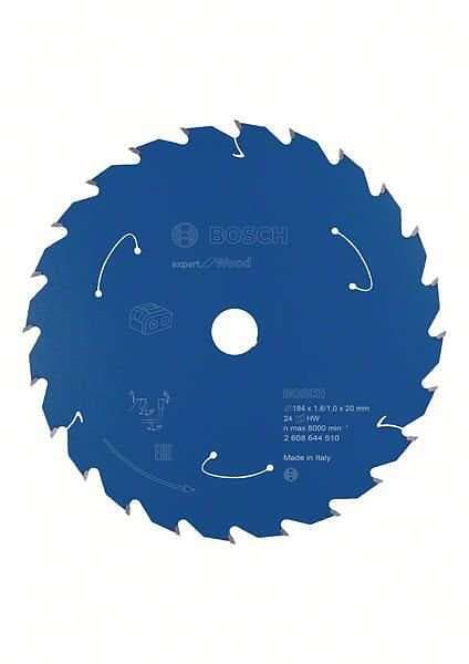 Bosch Sågklinga Expert for Wood 184×1.6/1×20mm 24T