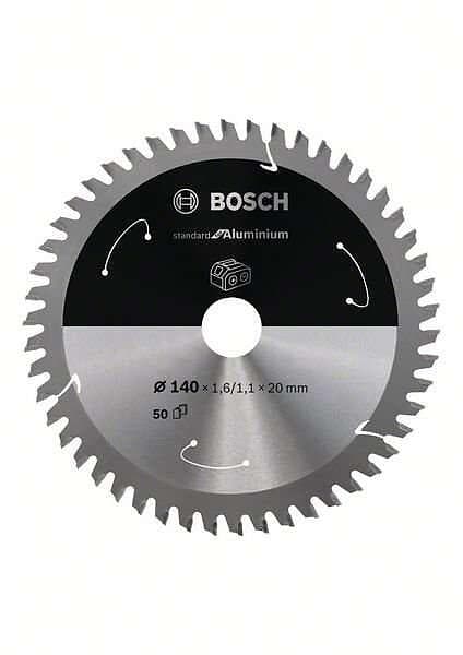 Bosch Sågklinga Standard for Aluminium 140×1.6/1.1×20mm 50T