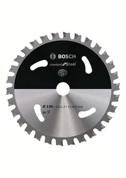 Bosch Sågklinga Standard for Steel 136×1.6/1.2×15.875mm 30T