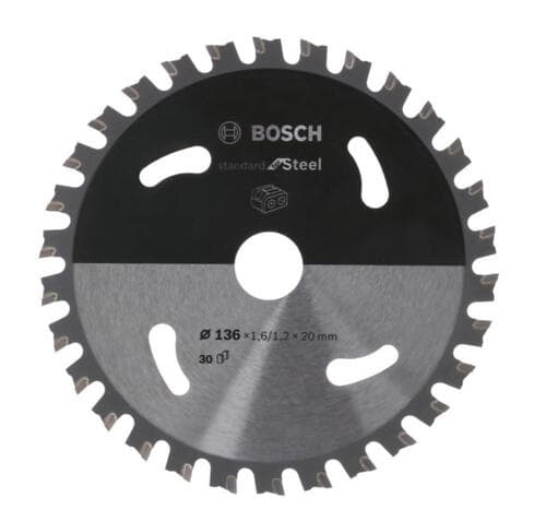 Bosch Sågklinga Standard for Steel 136×1.6/1.2×20mm 30T