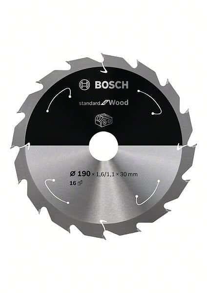 Bosch Sågklinga Standard for Wood 190×1.6/1.1×30mm 16T