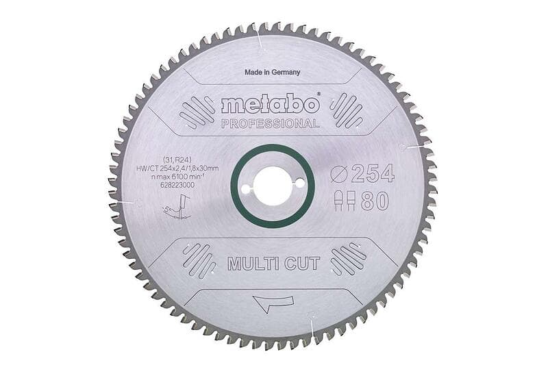 Metabo Sågklinga Multi Cut Professional 220x30 Z80 FZ/TZ 10°