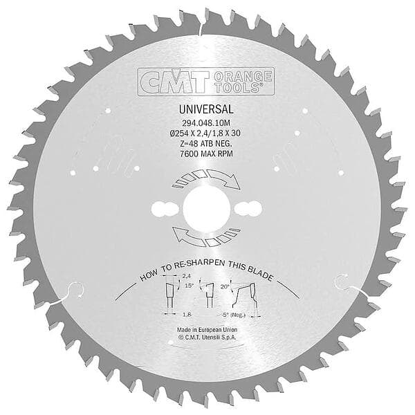 CMT Orange Tools Sågklinga Kapning/klyvning W 315x3.2x30 T54 294.054.12M