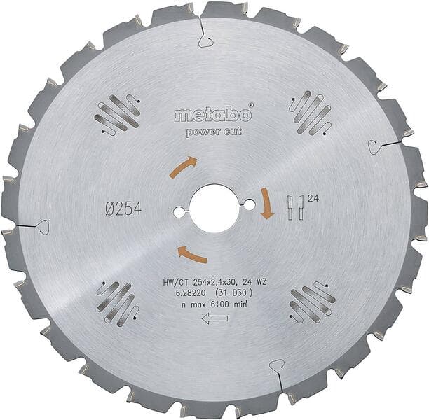 Metabo HW/CT 305X30 60 WZ 628228000 Hårdmetall cirkelsågklinga 305 x 30 1.8 mm A